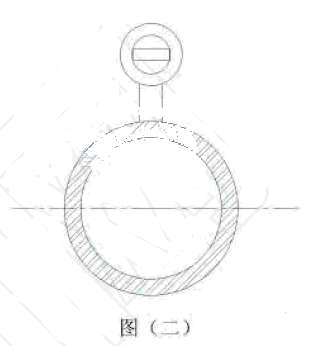 二个电极的轴线必须大致在水平方向上
