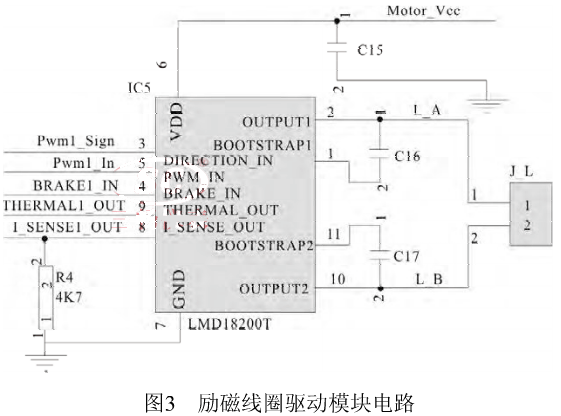 励磁线圈驱动模块电路