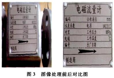 图像处理前后对比图